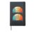 Personal Growth Resistance Creates Loop Retro Motivation Hardcover Journal, Black