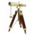 Personalised Brass Telescope with Wooden Tripod