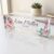 Personalized Acrylic Name Plate with Pencil Flower Design