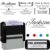 Personalized Address Stamp Self Inking Business Return Stamper 5 Line