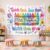 Personalized Back to School Classroom Tapestry, Custom Welcome Banner