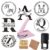 Personalized Book Embosser Custom Library Wooden Self-Inking Embosser Stamp with Metal Engraving Mold | Unforgettable Gift for Book Lovers, Teachers, Students (Initials & Names)