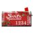Personalized Christmas Santa Mailbox Covers Magnetic Standard Size Custom Address Mailbox Wraps Winter Holiday Xmas Post Letter Box Cover for Home Garden Yard Outdoor Decoration 21 x 18 Inch