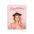 Personalized Class of 2026 Graduation Card 5×7 – Custom Photo-to-Illustration Portrait of the Grad, Premium Matte, Printed Message Inside, Envelope Included – Handmade in Canada