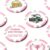 Personalized Clay Poker Chips with Logo or Text, 50 Pack for Party (Pink)
