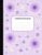Personalized Composition Book with Name | Custom School Notebook for Kids | Back to School Supplies | Wide Ruled Notebook | Cute Composition Book for Boys & Girls (Lavender blooms)