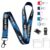 Personalized Custom Lanyard Bulk 10-5000 PCS,Personalized Neck Straps Lanyard with ID Badge Text/Logo/Photo/Name,Customized Detachable Lanyard for Event,Keys,Teacher,Office,School,Corporate,Business
