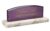 Personalized Desk Name Plate for Offic, Purple Acrylic Marble Base, Laser Engraved Office Desk Sign and Professional Gift for Co-workers, Boss, or Promotion.