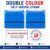 Personalized Double Colour Self-Inking Stamp with Custom Text, Logo & Company Details. Refillable Rubber Stamp for Office Use, Available in Blue, Black, Red & Green Ink for Documents & Billing.
