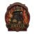 Personalized Firefighter Wooden Block, Custom Name Firefighter Portrait Sign, Layered 3D Wood Flame Shelf Decor, Firefighter Gift for Dad and Mom, Fire Department Display, Wooden Block Decor