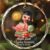 Personalized Flamingo Scholar Glass Ornament Student Gift