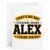 Personalized Greeting Card for Alex Legend Status Funny Masculine Design