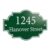 Personalized House Numbers for Outside, Custom Aluminum House Address Plaque with Street Name, Durable Weatherproof Sign for House Wall, Porch & Gate