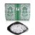 Personalized Initial Letter Mahjong Tile Bag Makeup Bags Green P(Case Only)