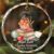 Personalized Little Robin Student Glass Ornament School Gift