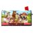 Personalized Magnetic Mailbox Cover Custom Text House Number, Funny Farm Animals Horse Cow Mailbox Covers Standard Size, Outdoor Garden Farmhouse Post Box Wrap Decor, 18 x 22 Inch