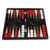 Personalized Marble Pattern Chess & Backgammon Set, Wooden 3-in-1 Chess Checkers Board Game, Black White Gift