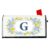 Personalized Monogram Mailbox Cover Magnetic Standard Size, Custom Initial Letter Floral Hydrangea Mailbox Covers for Outdoor Garden, Farmhouse Post Letter Box Wrap Decor, 18 x 22 Inch