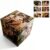 Personalized Photo 10cm Magic Cube, Customized 3x3x3 Rubic Cube with HD Printed, Custom 6 Photos Large Puzzle Cube Toy, Memorial Gift for Mother Father Famliy Pets Home Desk Decoration Ornament
