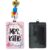 Personalized Teacher Badge Holder with Custom Name, Cute Crayon ID Reel, Beaded Lanyard for Women, Back to School Classroom Accessory, Appreciation Gift for Educators, Idea 8