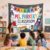 Personalized Teacher Name Tapestry, Custom Classroom Welcome Banner
