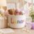 Personalized Toy Storage Basket, Cotton Rope Nursery Organizer for Kids