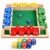 Pesnftr Shut The Box Game,2-4 Player Family Wooden Board Games,Family Math Games for Adults and Kids,8 Dices Classics Tabletop Games for Classroom,Home,Party