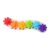 PETSOLA Busy Board Imaginative Play Interactive Sturdy Rainbow Gear Toy for Kids
