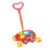 petsola Cartoon Airplane Toy Trolley Learning Toys Develops Motor Skills Hand Push Toy