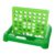 PETSOLA Four in A Row Game Foldable Classic Strategy Board Game Educational Toy PP Material Discs Suitable for Family Game Night Travel, Green