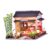 PETSOLA Gamchiano Chinese Kit with LED Doll House Model Building Toy