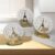 petsola Rotating Desk Calendar Iron Design Manual Everlasting Calendar Creative Gift Tabletop Ornament for Bookshelf, Leaf