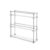 PETSOLA Three-Tier Storage Rack Open-Sided Rack with Acrylic Shelves Clear Shelving for Countertop