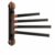 petsola Wall Mount Suction Towel Rack Holder Organizer with Rotating and Install Suitable for Kitchens Tiny Homes RVs, Modern Minimalist Suction Cup Towel Rack with 4 Rotating Bars, Walnut Wood Grain
