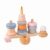 petsola Wooden Dessert Stacker Wood Dessert Stacking Toy Stackable Children’s Activity