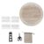 PETSOLA Wooden Letter Board Monthly Cards Round Milestone Cards