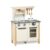 petsola Wooden Play Kitchen Realistic Children’s Kitchen Playset Freestanding Wooden Play Cooking Set for Nursery , European Kitchen C-Style