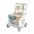 petsola Wood Kids Activity Cart Sturdy Wood Construction Educational Push Toy Storage Astral Youngster Stand Learning Toy for Playroom