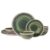 Pfaltzgraff Glimmer Sage 12 Piece Porcelain Dinnerware Set Plates, Bowls