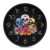 PGRZALRUQS Day of The Dead Skull Flower Wall Clock Round Clocks Modern Decor for Office Living Bedroom