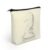 PGRZALRUQS White Chess Pieces Makeup Bag for Women Cosmetic Bags Wallet Purse Make Up Pouch Organizer
