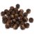 Phefop 500Pcs 10mm Gray Wooden Beads, Glossy Varnish Sealed Composite Wood Loose Perforated Beads with Printed Patterns for DIY Macrame Bracelet Necklace Jewelry Making
