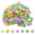 PHITUODA 1000 Pcs 10mm Colorful Pompoms Fuzzy Balls Bulk, Soft Polyester Mini Pom Pom Ball for DIY Crafts, Valentine’s Day, Party Decor, Kids Art Projects