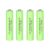 PHKDNXQWEX AAA Solar Rechargeable Batteries for Outdoor Solar Lights