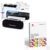 Phomemo M85 Portable Printers Wireless for Travel with Upgraded Touchscreen Thermal Printer Paper 100 Sheets