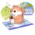 Phonics 55 Double-Sided Flash Cards with Squirrel Talking Pen Set, Over 800 Words Early Educational Learning Toys for Ages 2-6, Interactive Speech Book Card Game Gift, Homeschool Learning Supplies