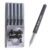 PHOSYNDYE 5 Silvery 1-4mm Brush Tips Acrylic Paint Marker Set