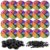 PH PandaHall 24 Sets Rainbow Spinner Wheel 3.9 Inch Round Spinner Board Paper Math Game Spinners Prize Wheel with Rotating Arrows for Holiday Family Party Birthday Housewarming Trade Shows