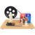 Physical Hand-Cranked Ac/Dc Generator Model Electromagnetic