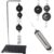 Physics Mechanics Experiment Kit – Single/Series Pulley, Block with Metal Bracket & Base Plate for Teaching